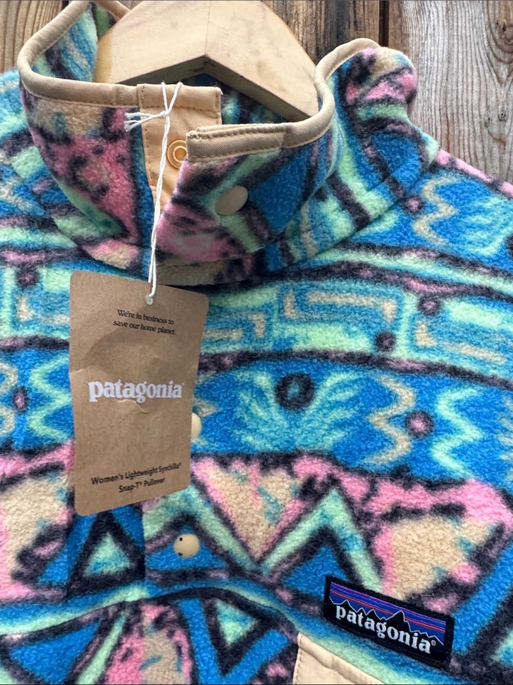Patagonia synchilla fleece pullover NWT - Picture 3 of 8